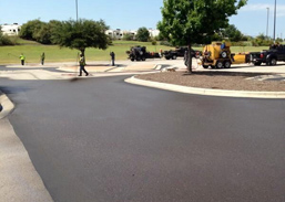 seal coated parking lot