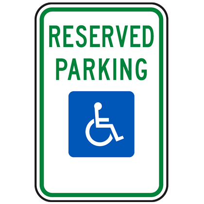 Reserved Parking lot signs for sale