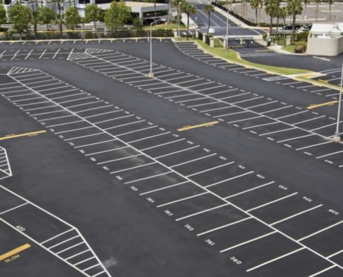 Commercial Parking Lot Striping