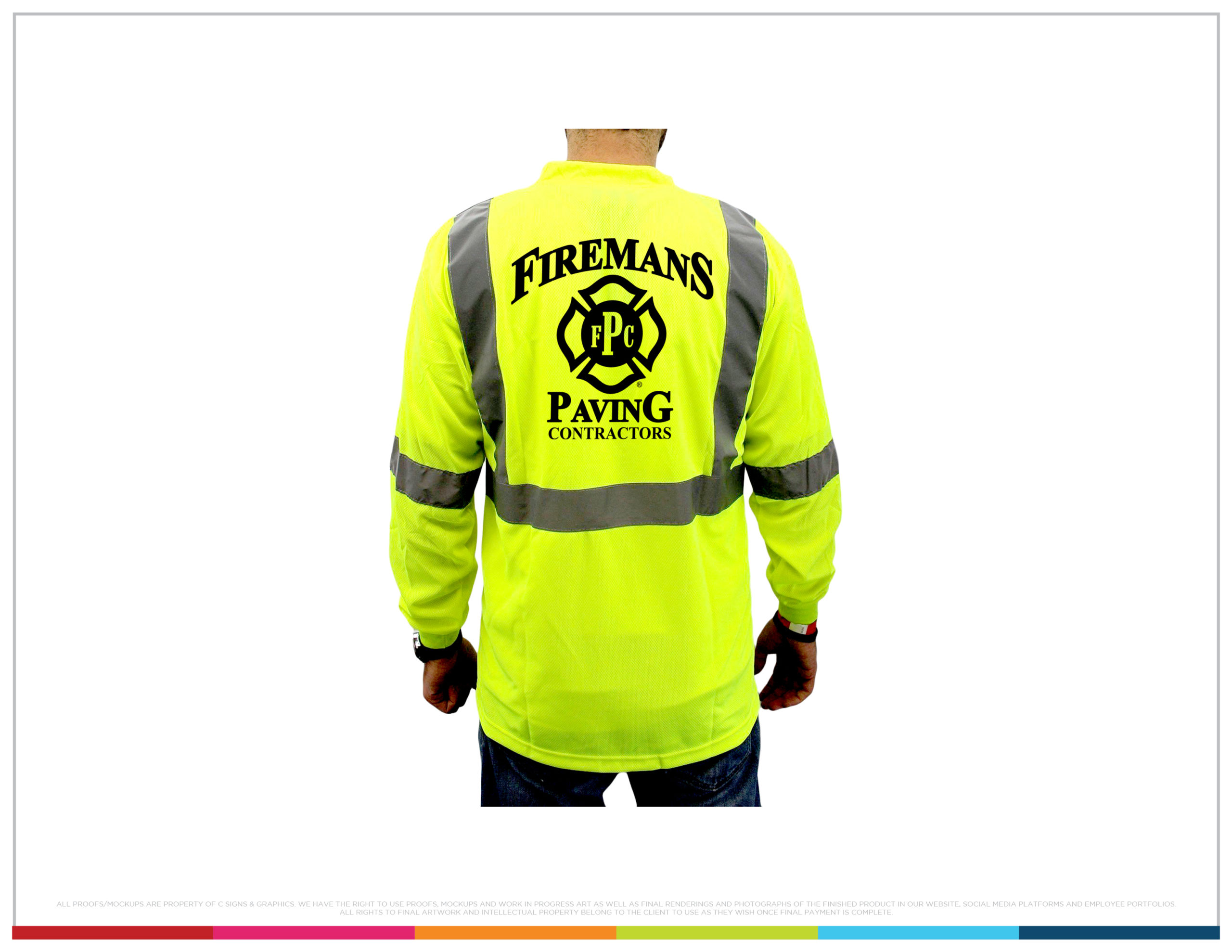 Yellow SAFETY APPAREL vest